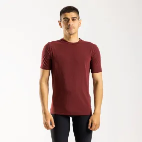 Men's Casual Merino T Shirt (Bloodstone)