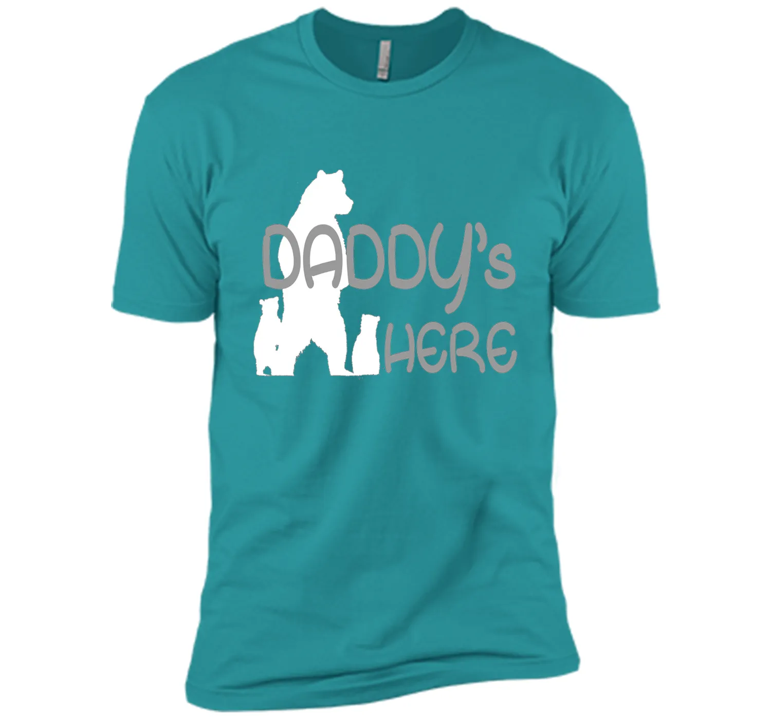 Mens Daddy's Here T-shirt Gift Father's Day
