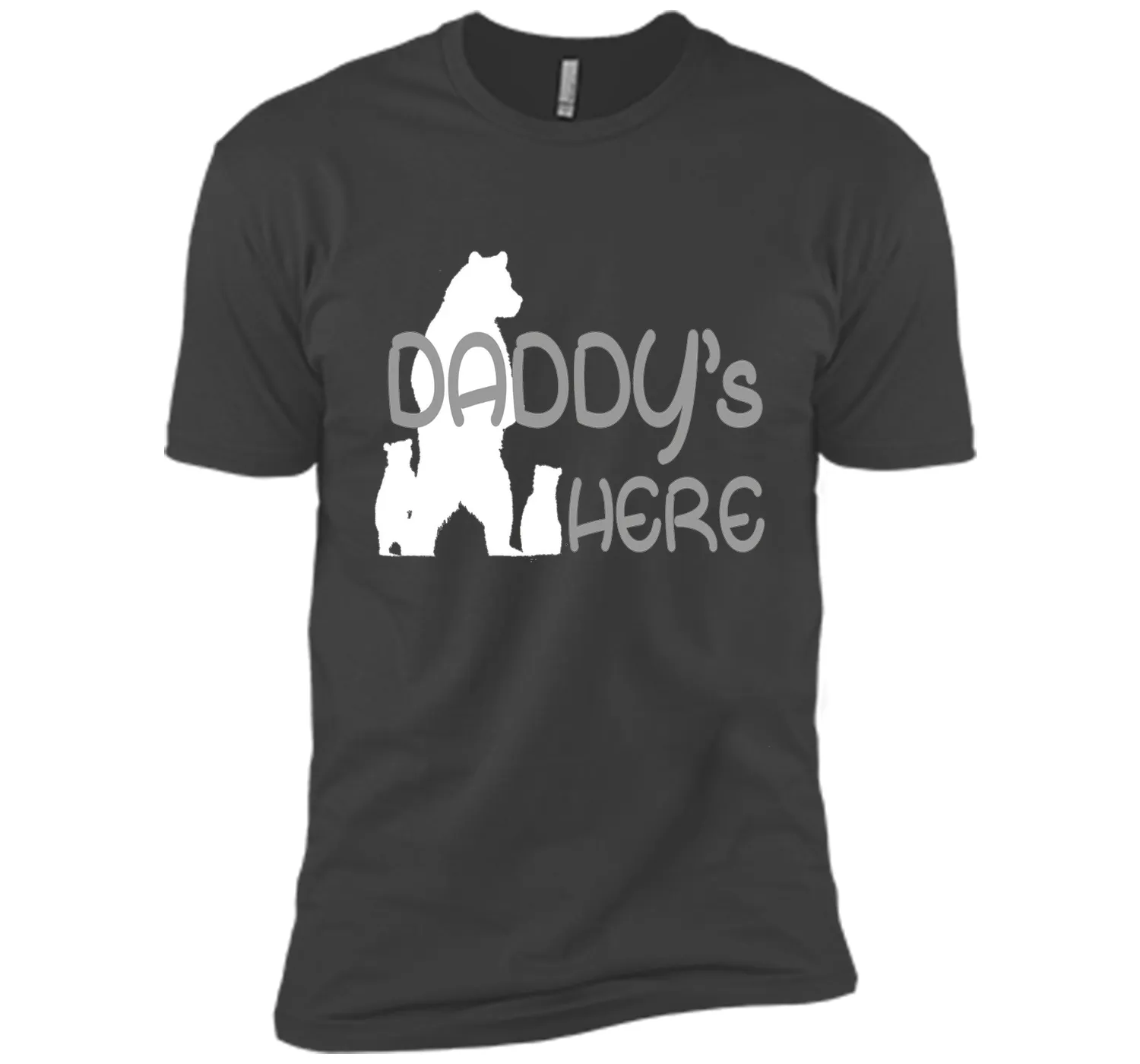 Mens Daddy's Here T-shirt Gift Father's Day