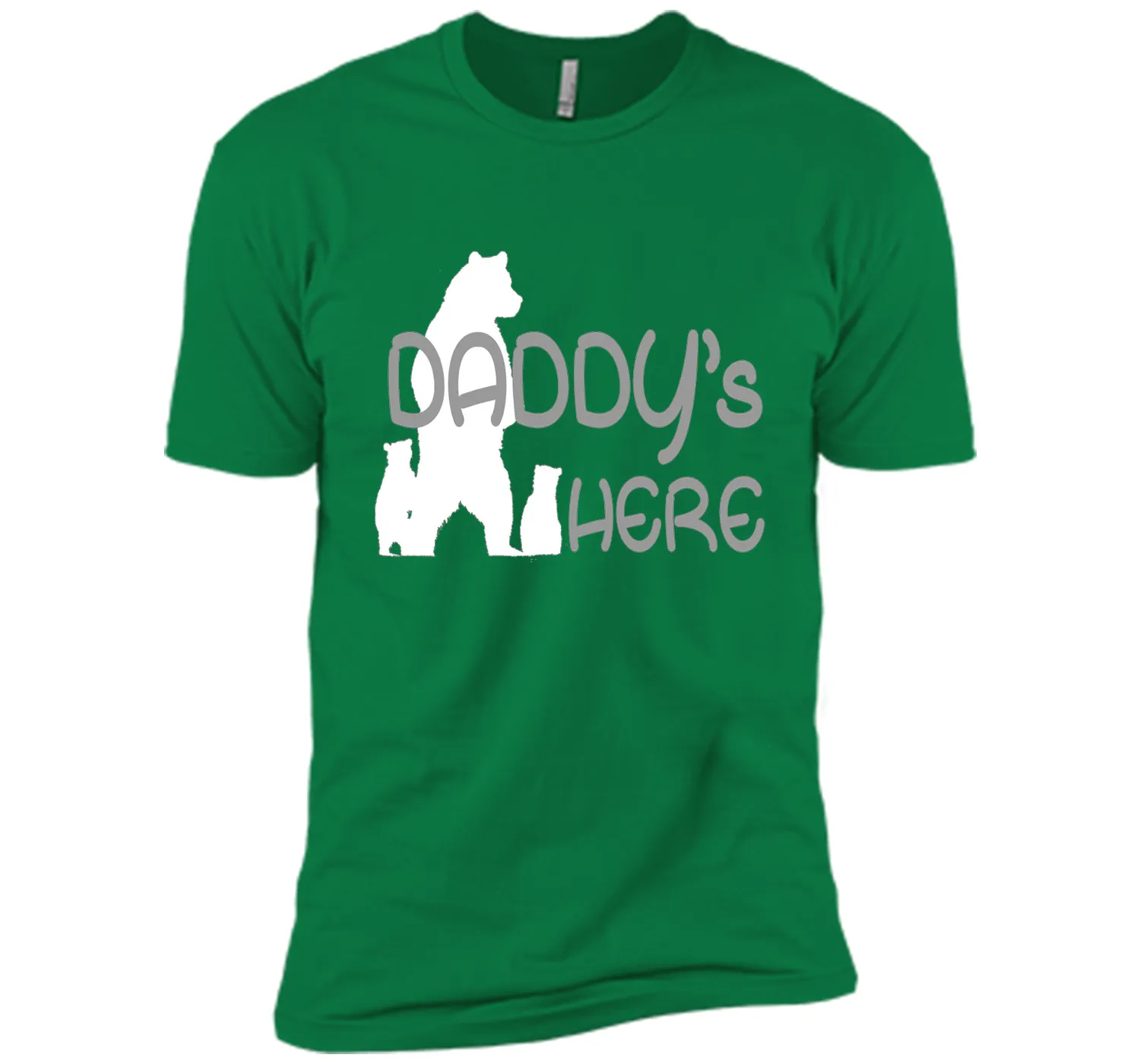 Mens Daddy's Here T-shirt Gift Father's Day