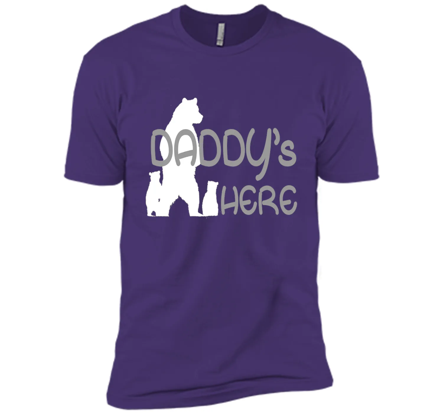 Mens Daddy's Here T-shirt Gift Father's Day