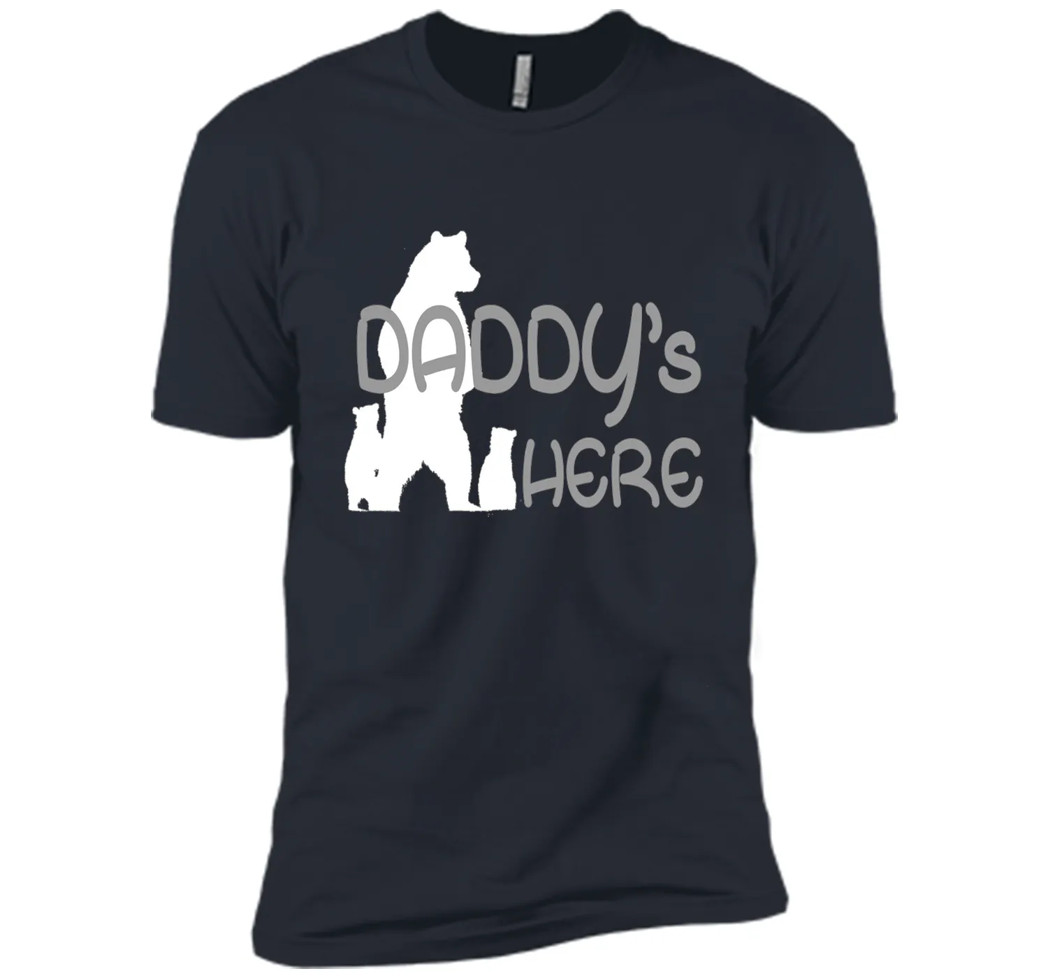 Mens Daddy's Here T-shirt Gift Father's Day