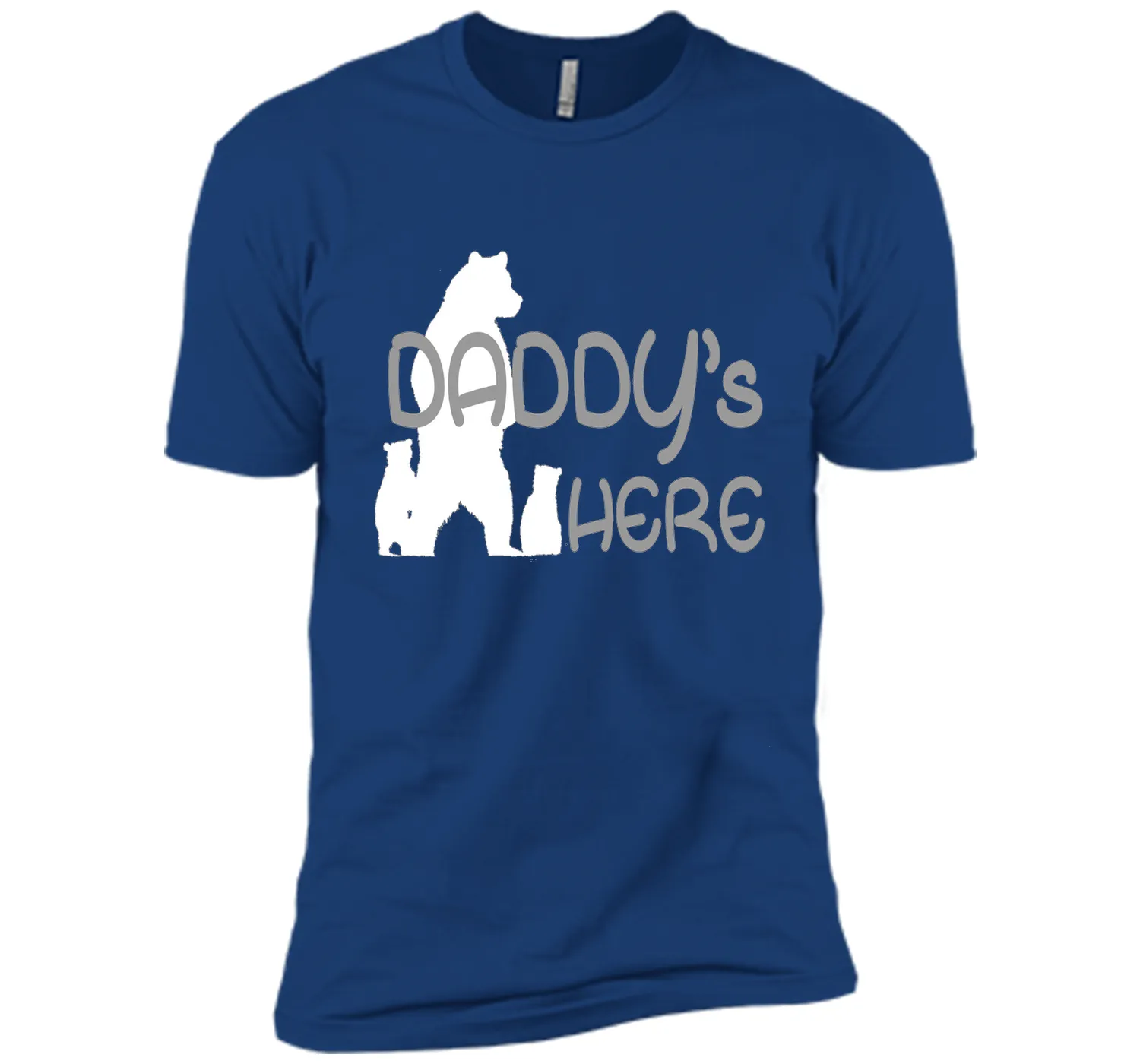 Mens Daddy's Here T-shirt Gift Father's Day