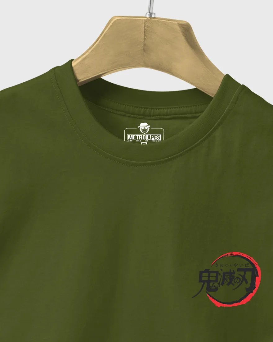 Mens Regular Tshirt Anime Demon Slayer Thunder