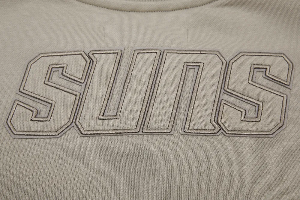 NBA PHOENIX SUNS NEUTRAL WOMEN'S CREWNECK (TAUPE)