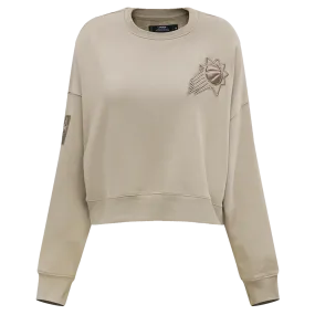 NBA PHOENIX SUNS NEUTRAL WOMEN'S CREWNECK (TAUPE)
