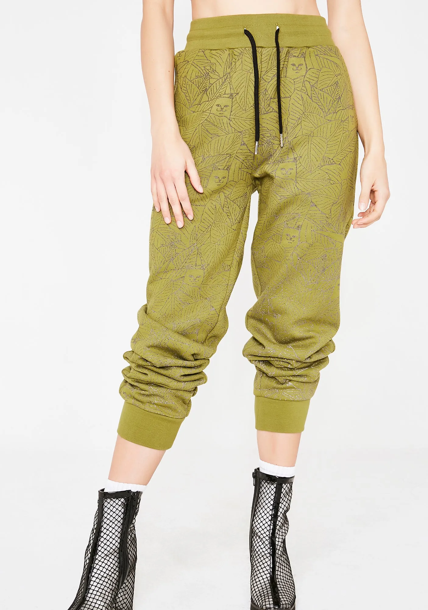 Nermal Leaf 3M Reflective Sweatpants