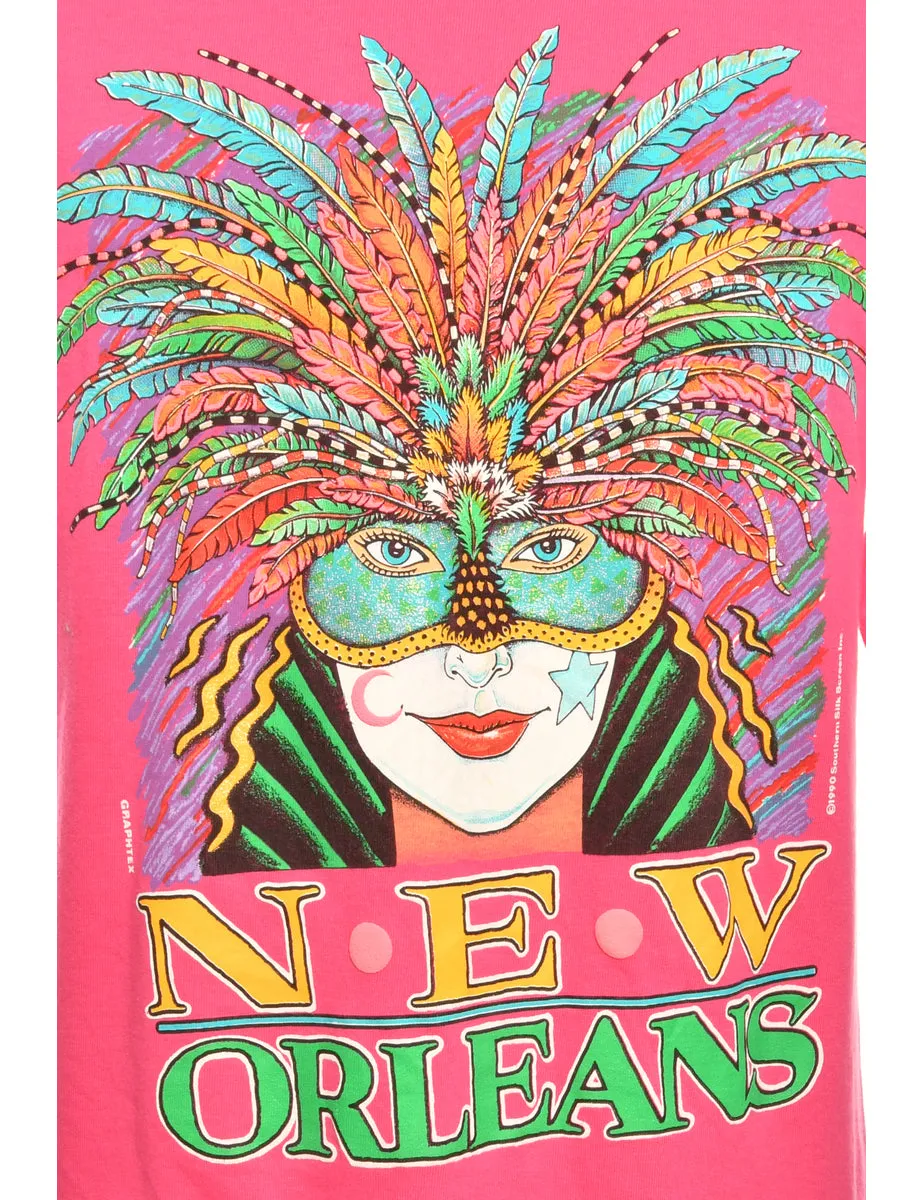 New Orleans Printed T-shirt - S