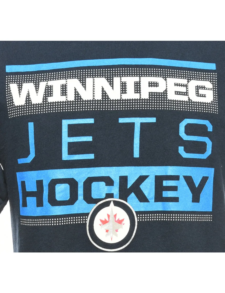 NHL Jets Hockey Sports T-shirt - M