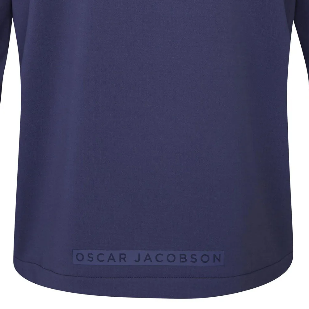 Oscar Jacobson Talbot Tour Mid Layer 1/2 Zip Pullover - Navy