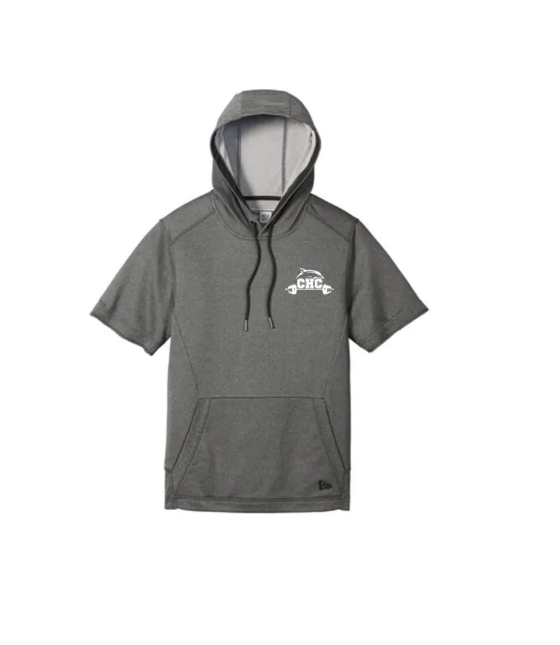 Performance Terry Short Sleeve Hoodie / Graphite / Cape Henry Strength & Conditioning