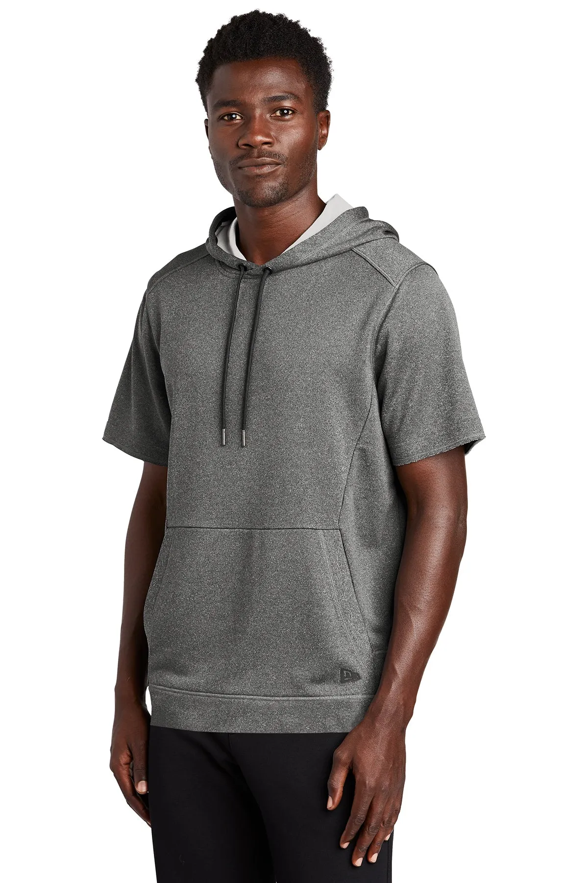 Performance Terry Short Sleeve Hoodie / Graphite / Cape Henry Strength & Conditioning