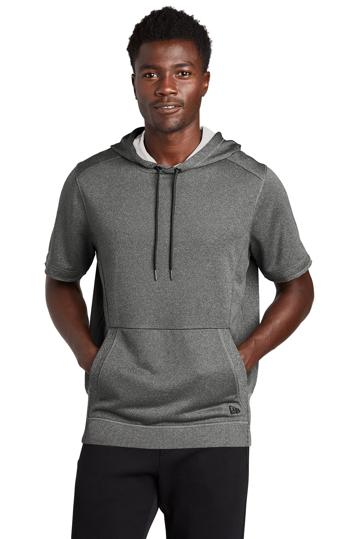 Performance Terry Short Sleeve Hoodie / Graphite / Cape Henry Strength & Conditioning