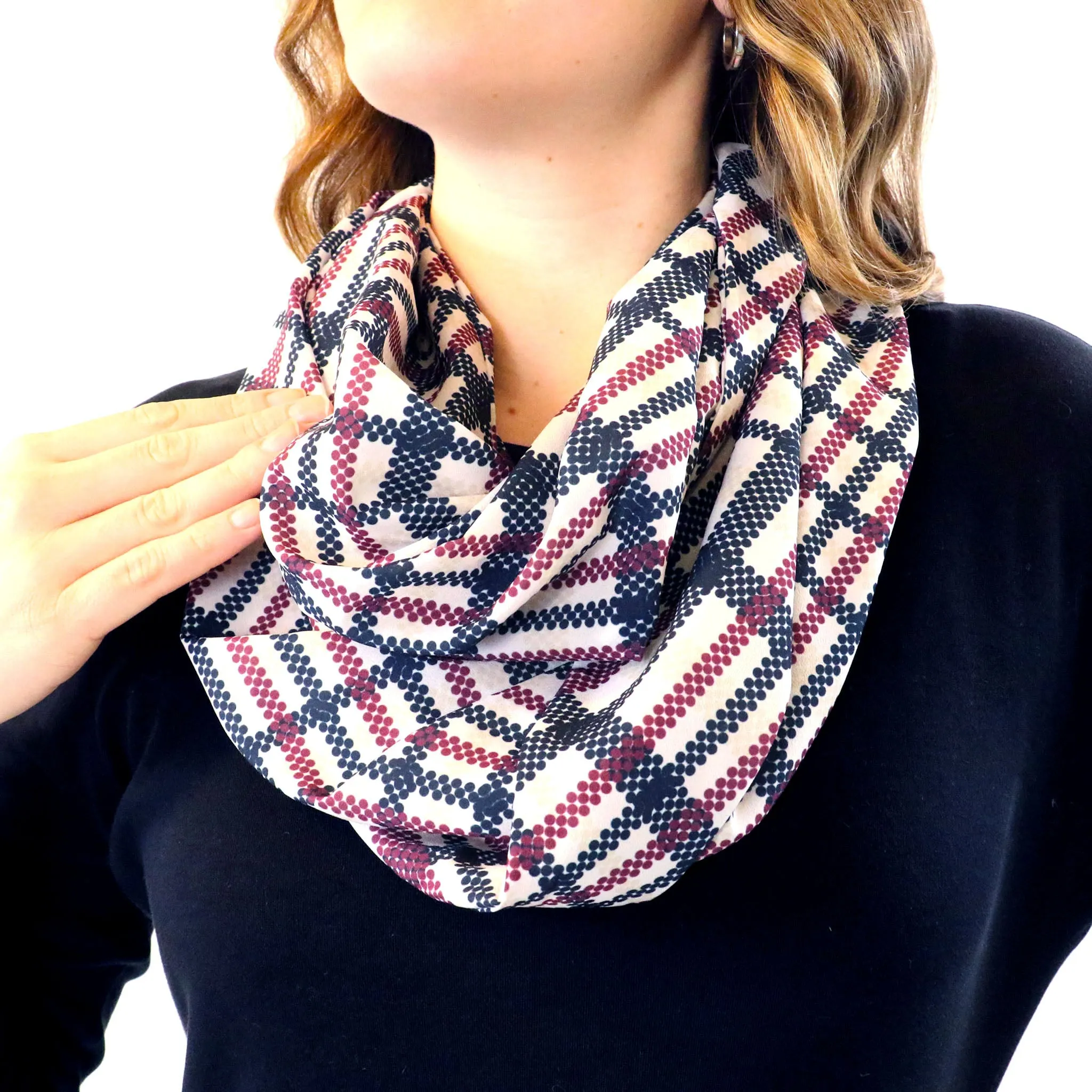 Potter Plaid Infinity Scarf