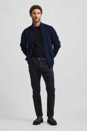 RIBBED FULL ZIP