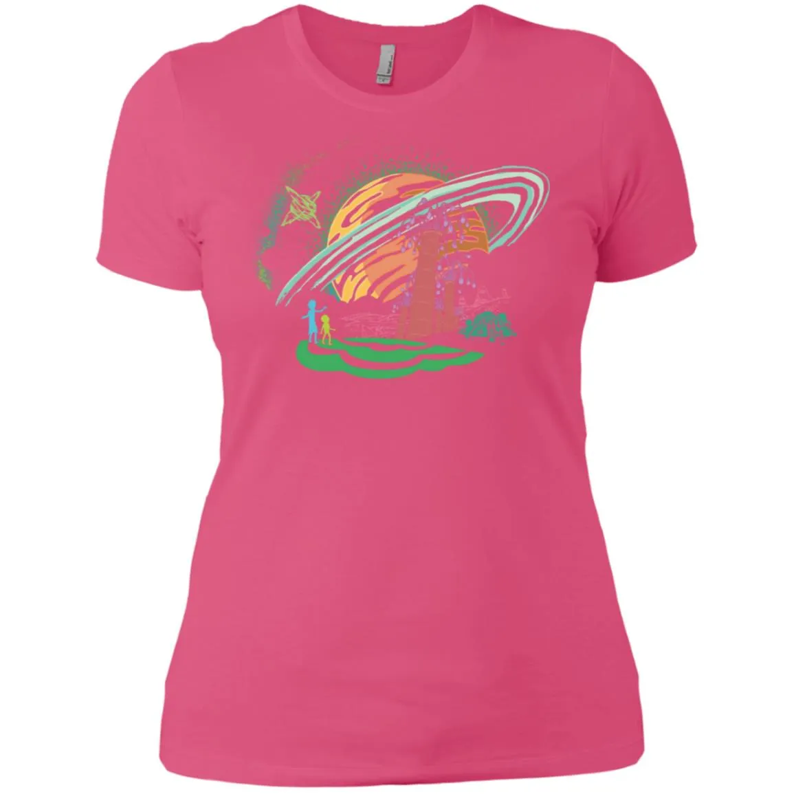 Rick And Morty Dimension Women T-Shirt