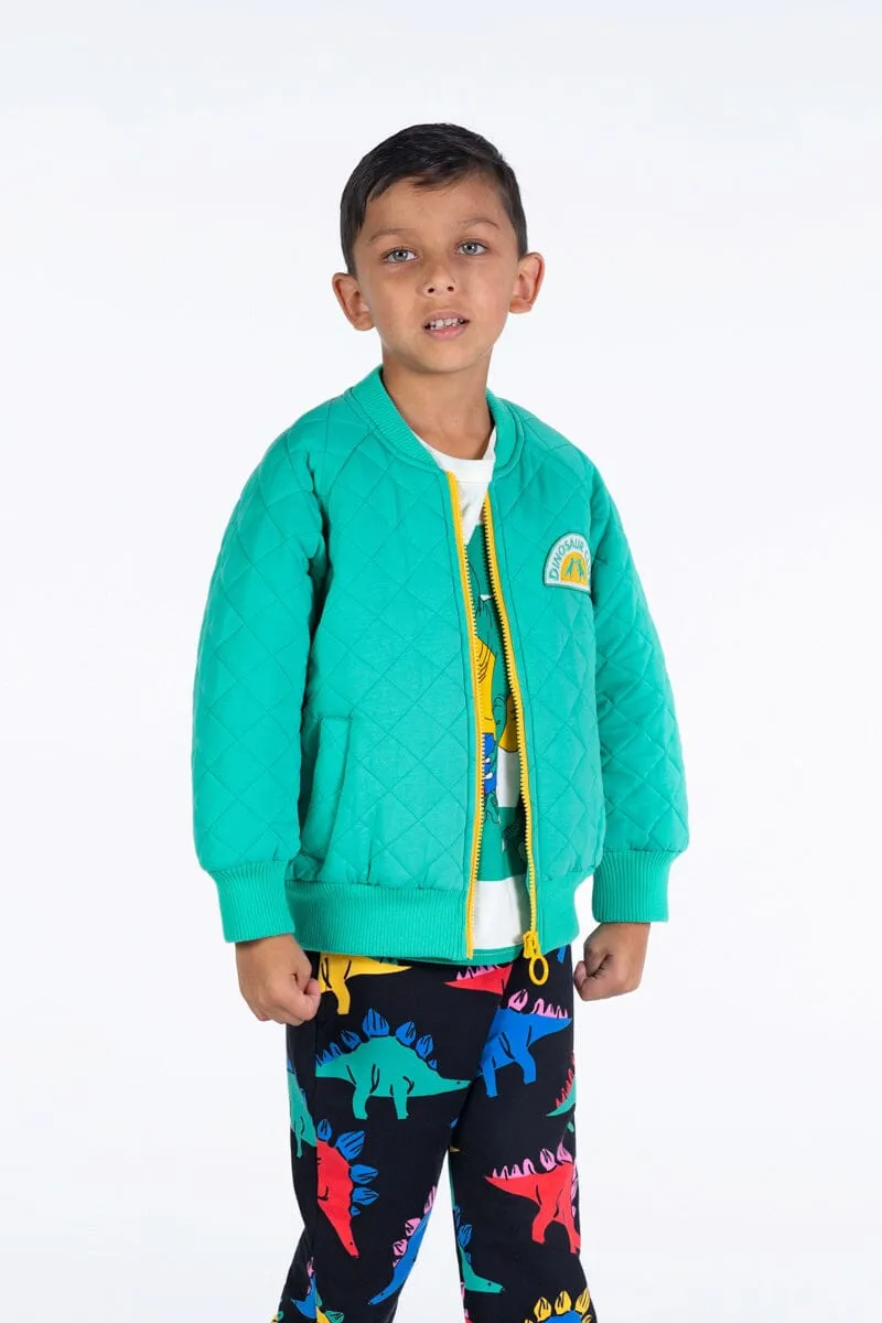 Rock Your Baby - Dino Club Quilted Jacket