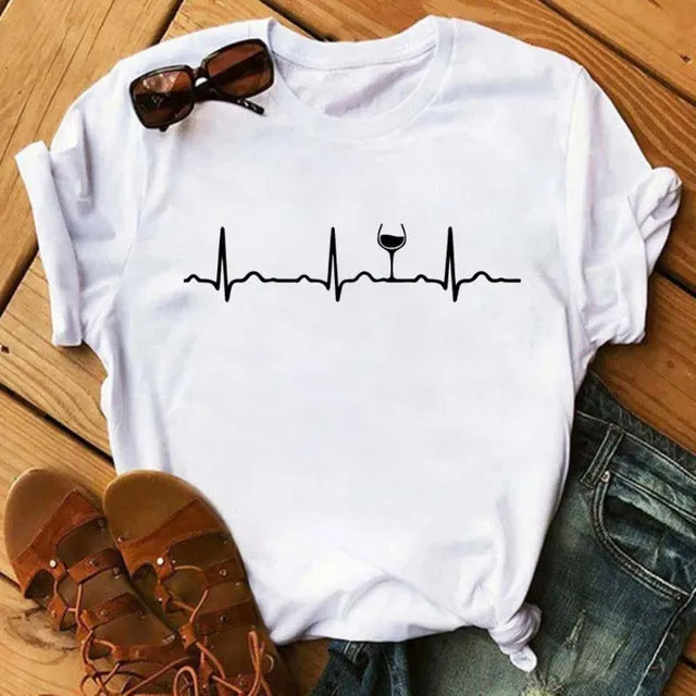 Round Neck Loose Fit Cropped T-shirt - GlamzLife