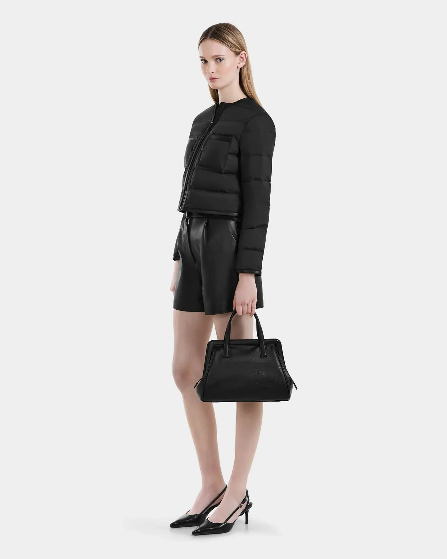 RUDSAK-8125033 MARKLE BLK QUILTED PUFFER JACKET