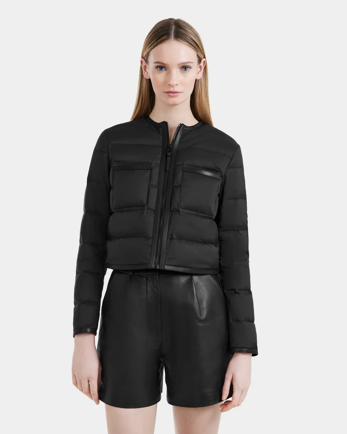 RUDSAK-8125033 MARKLE BLK QUILTED PUFFER JACKET