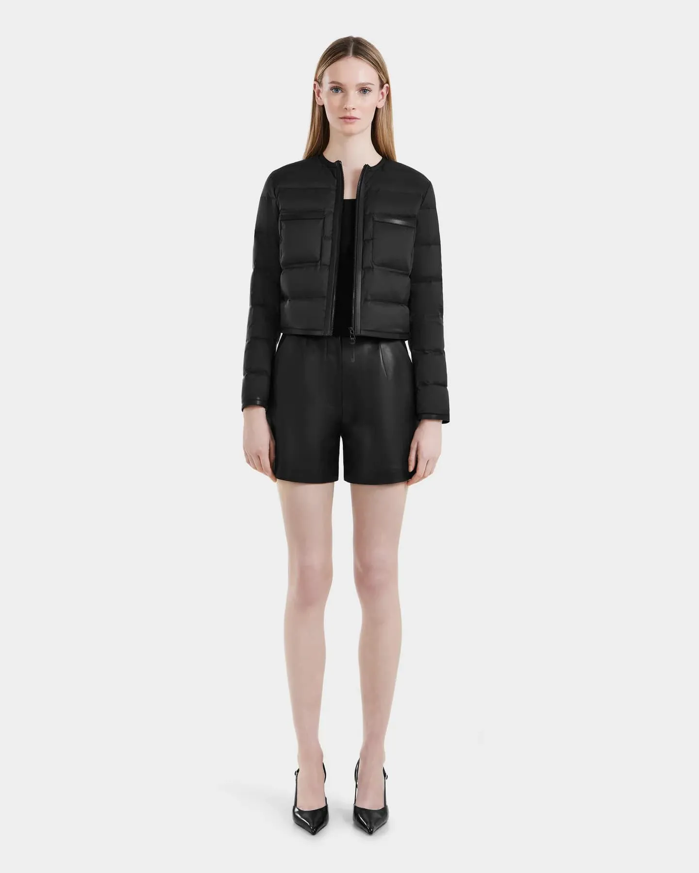 RUDSAK-8125033 MARKLE BLK QUILTED PUFFER JACKET