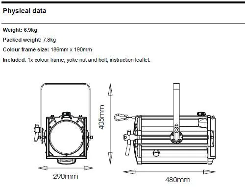 Selecon Rama 150mm PC 1200w 230v
