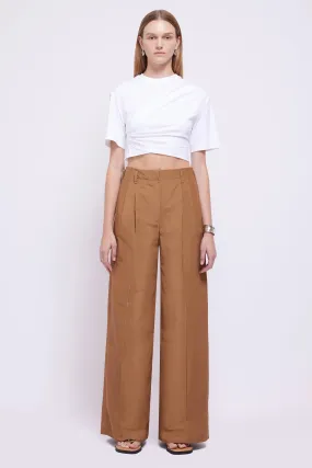 SIMKHAI - Maven Draped Top in White