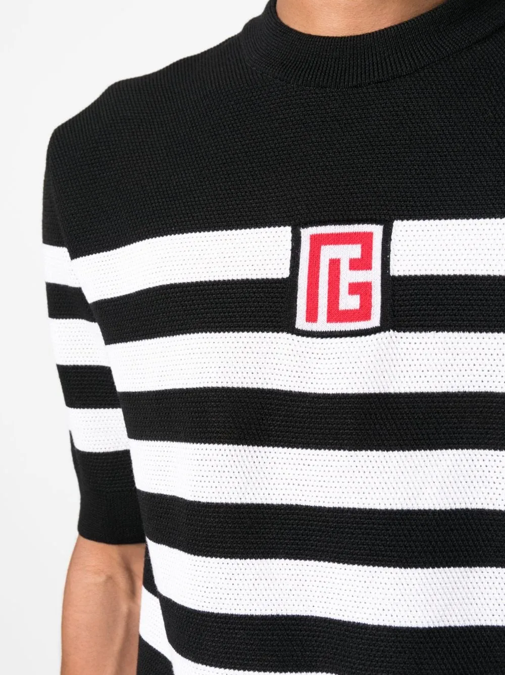 Stripe Wool T-Shirt