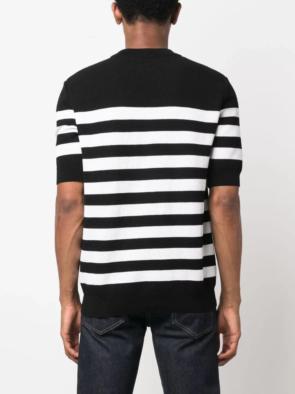 Stripe Wool T-Shirt