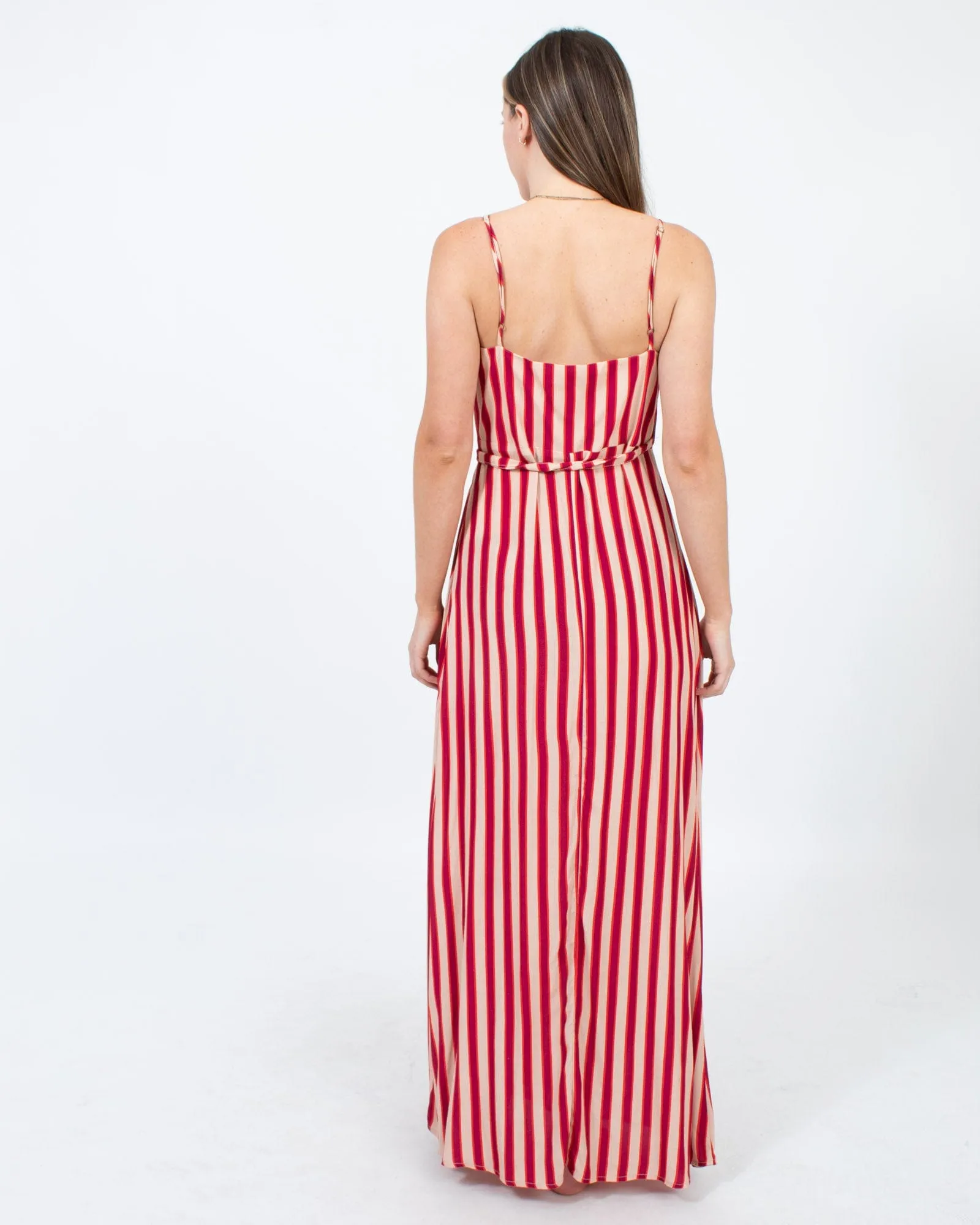 Striped Wrap Dress