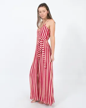 Striped Wrap Dress