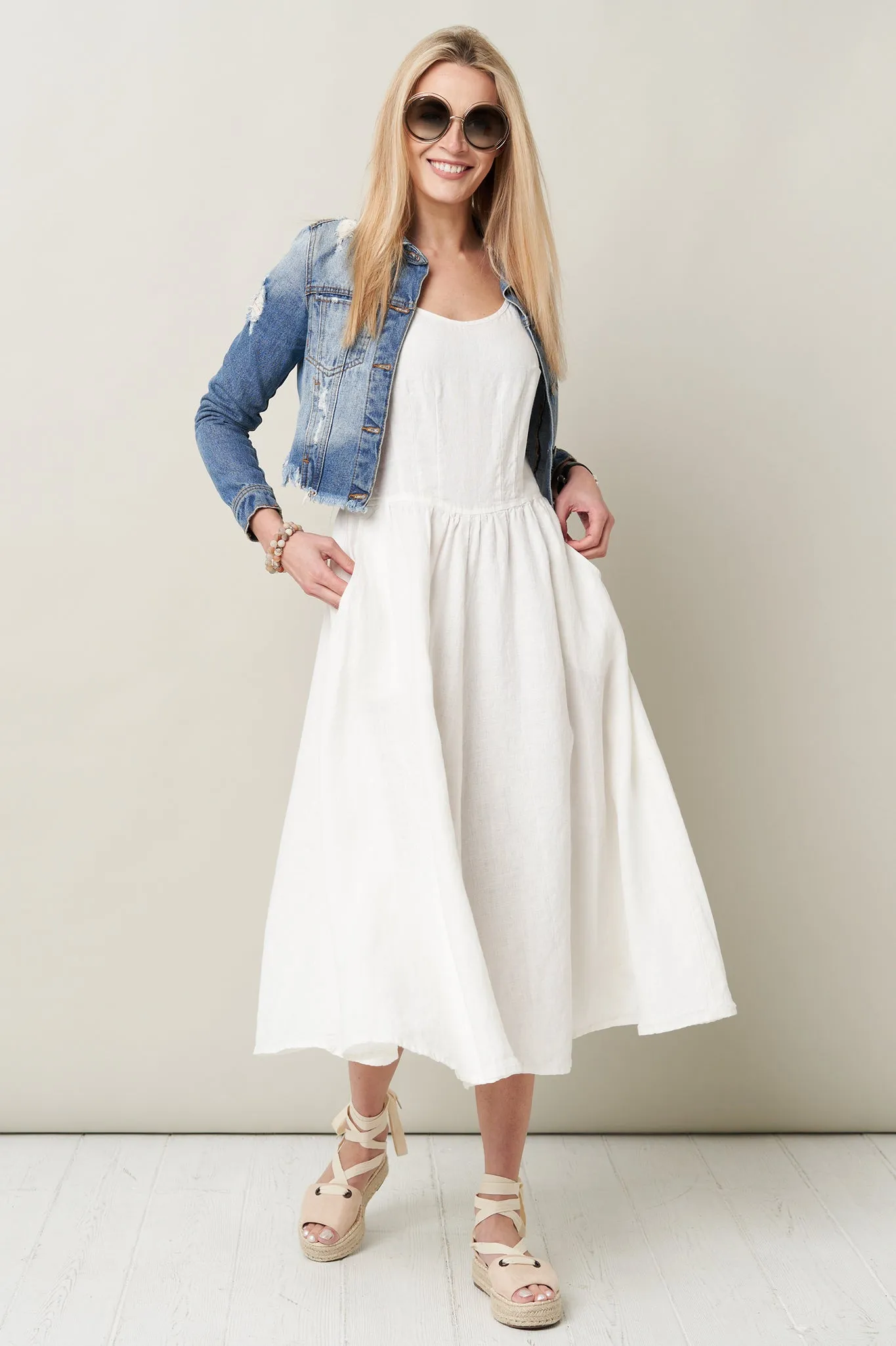 Summer linen dress Simone