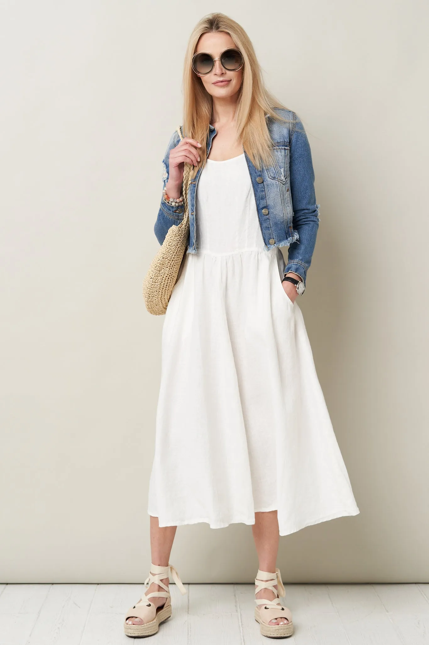 Summer linen dress Simone