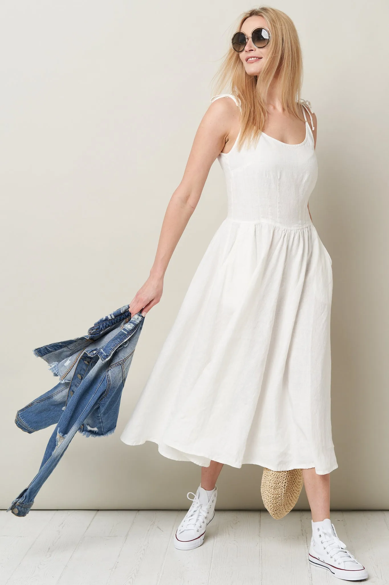 Summer linen dress Simone