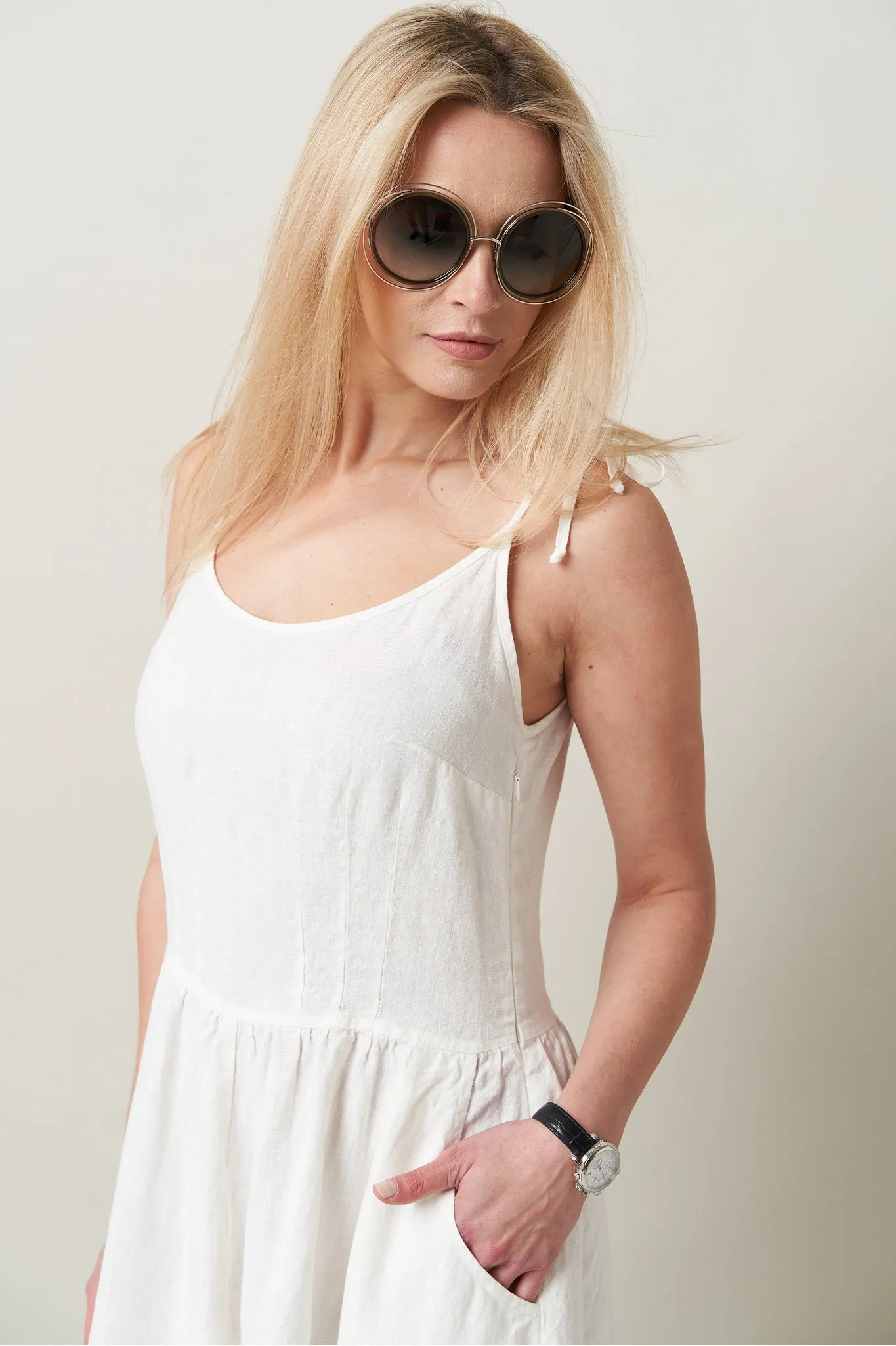 Summer linen dress Simone
