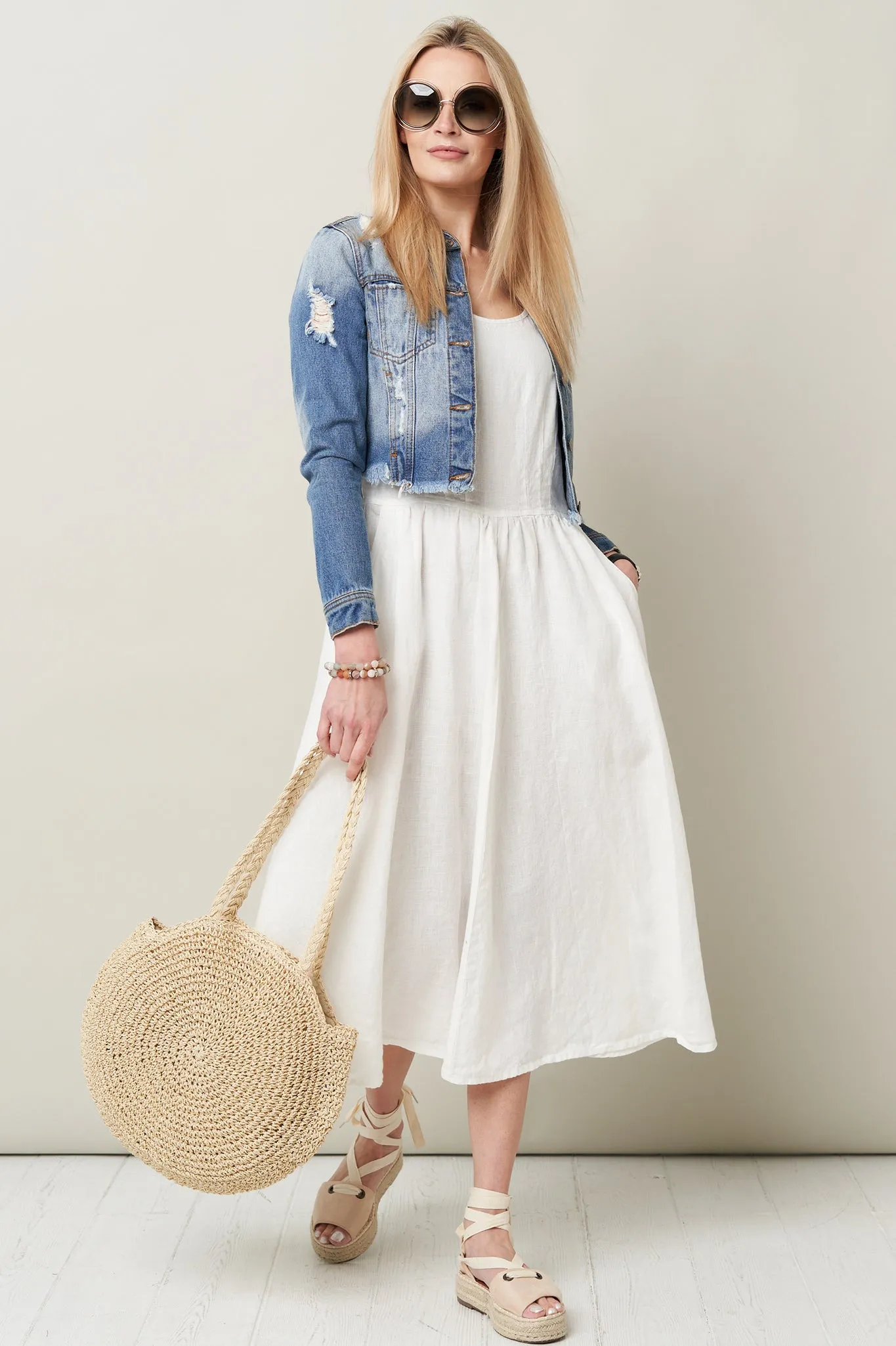 Summer linen dress Simone