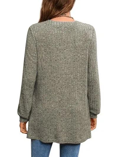 TEEK - Slit Notched Pocketed T-Shirt