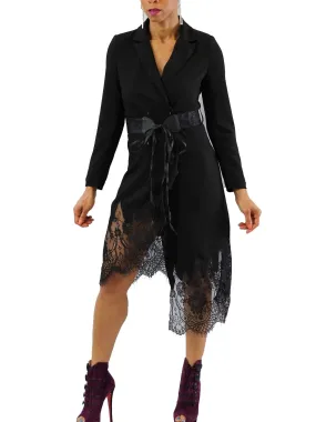 The Amazing Lace | Belted Blazer Dress