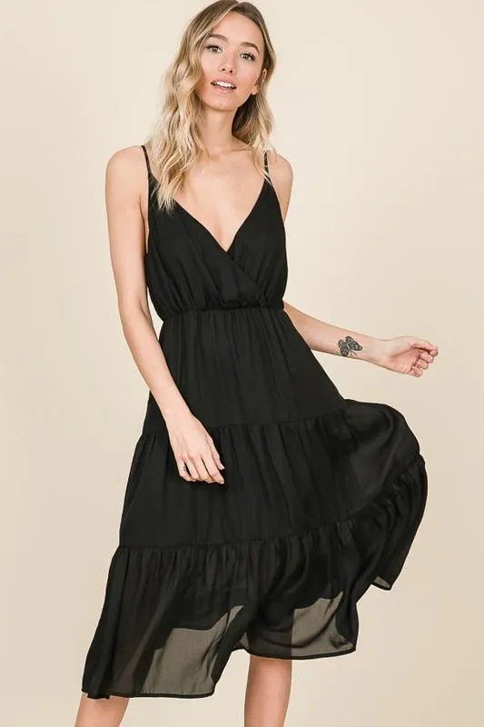 Tiered Midi Dress