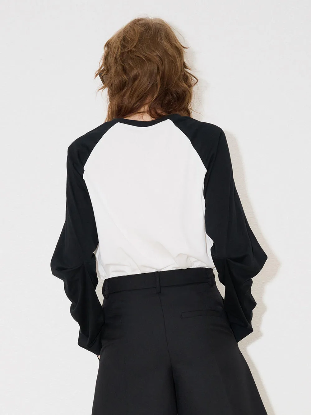 Two Tone Cotton T-Shirt
