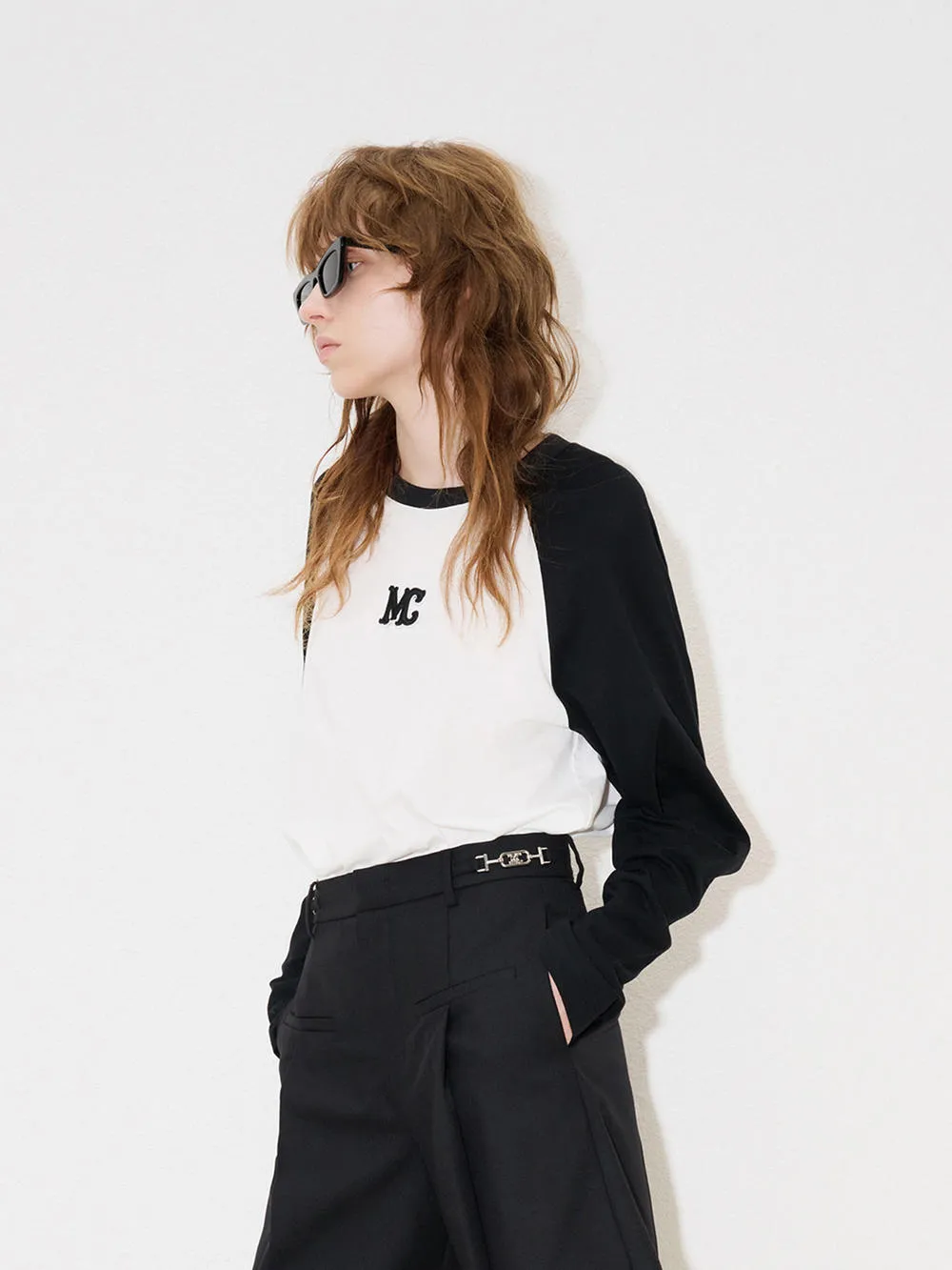 Two Tone Cotton T-Shirt