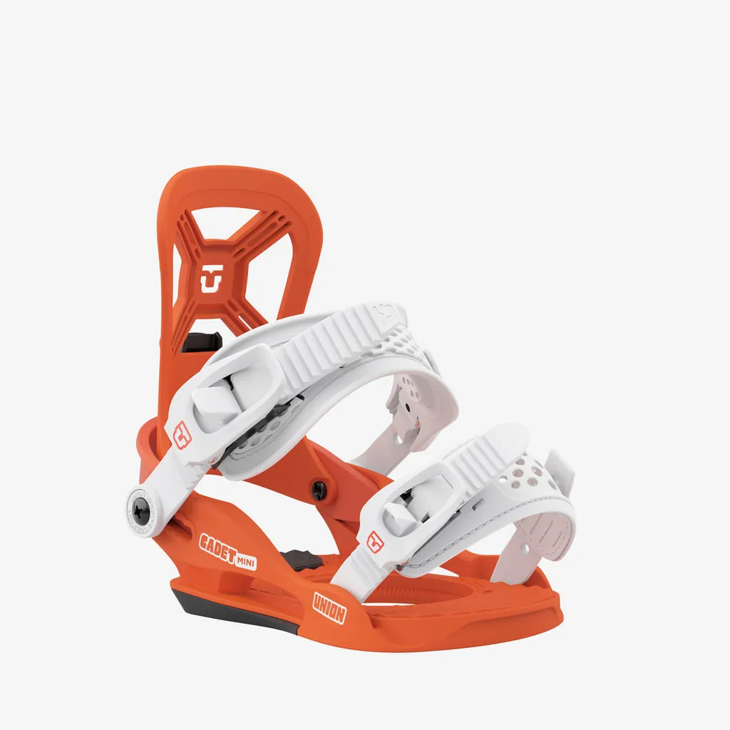 Union Cadet Mini Kids Snowboard Binding - Orange 2024 - Sale