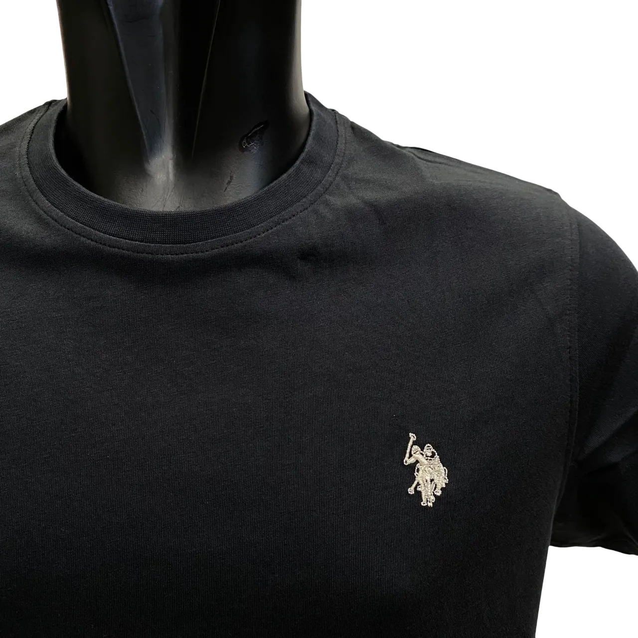 U.S. Polo Assn. maglietta manica corta da uomo in cotone Mick US41154004 199 nero
