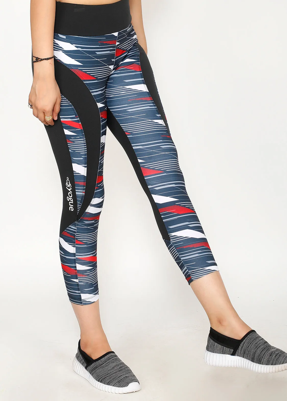 Velocity Grey 7/8th Tights