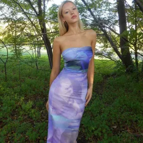 Vvsha Charis Strapless Maxi Dress
