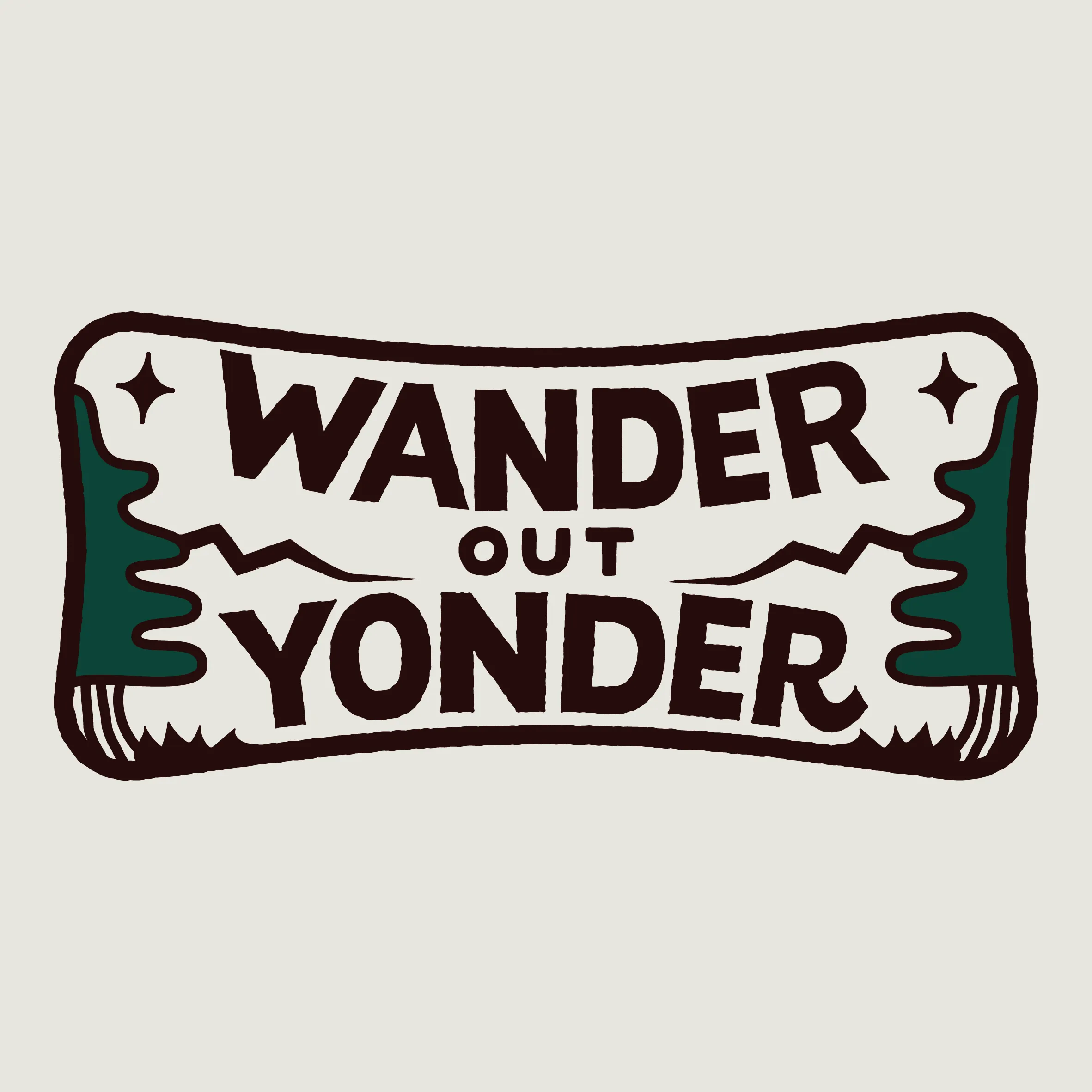 Wander Out Yonder Ladies Raglan Fleece - Final Sale