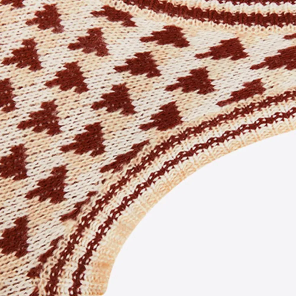 Women's Vintage Jacquard Knitted Vest