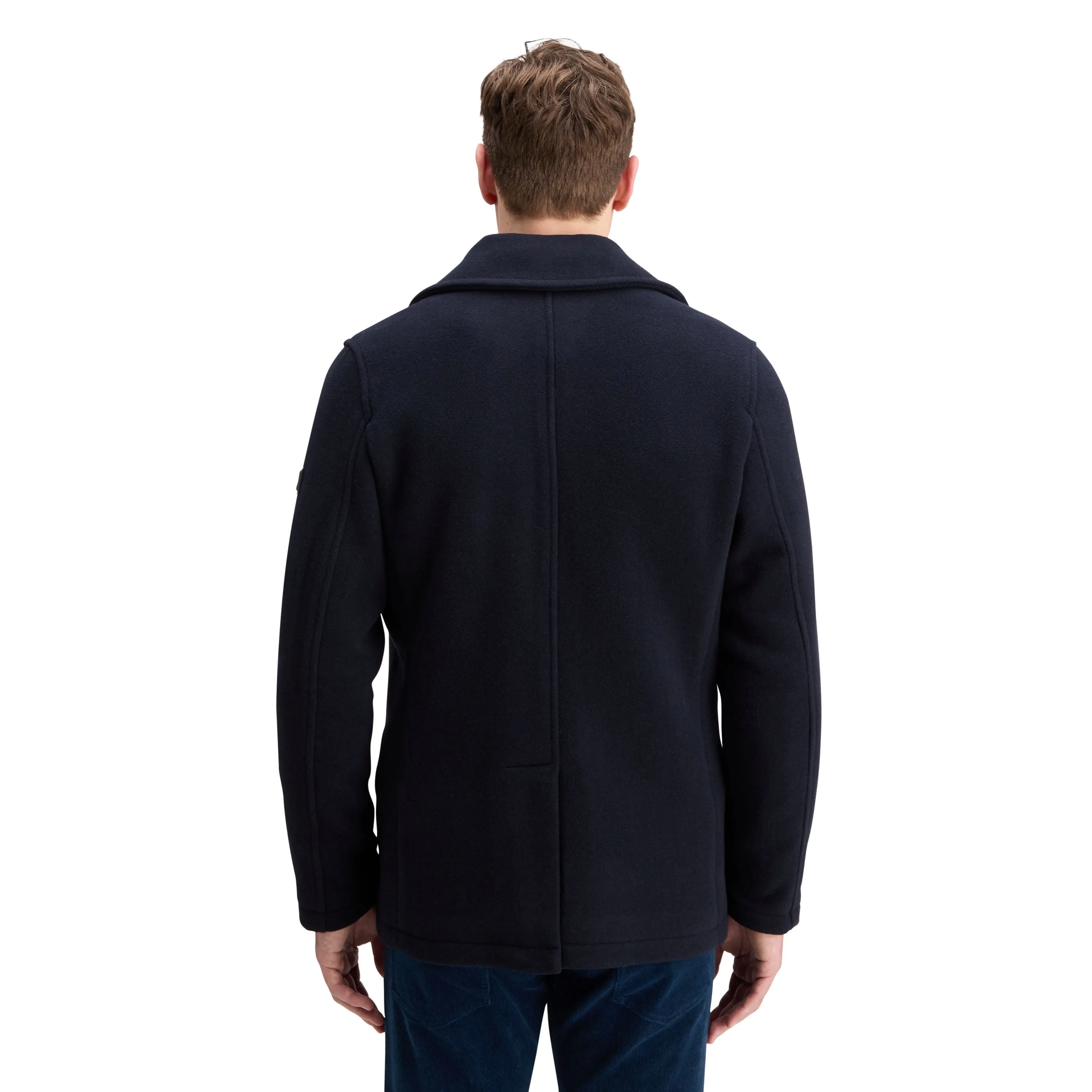 WOOL BLEND PEACOAT