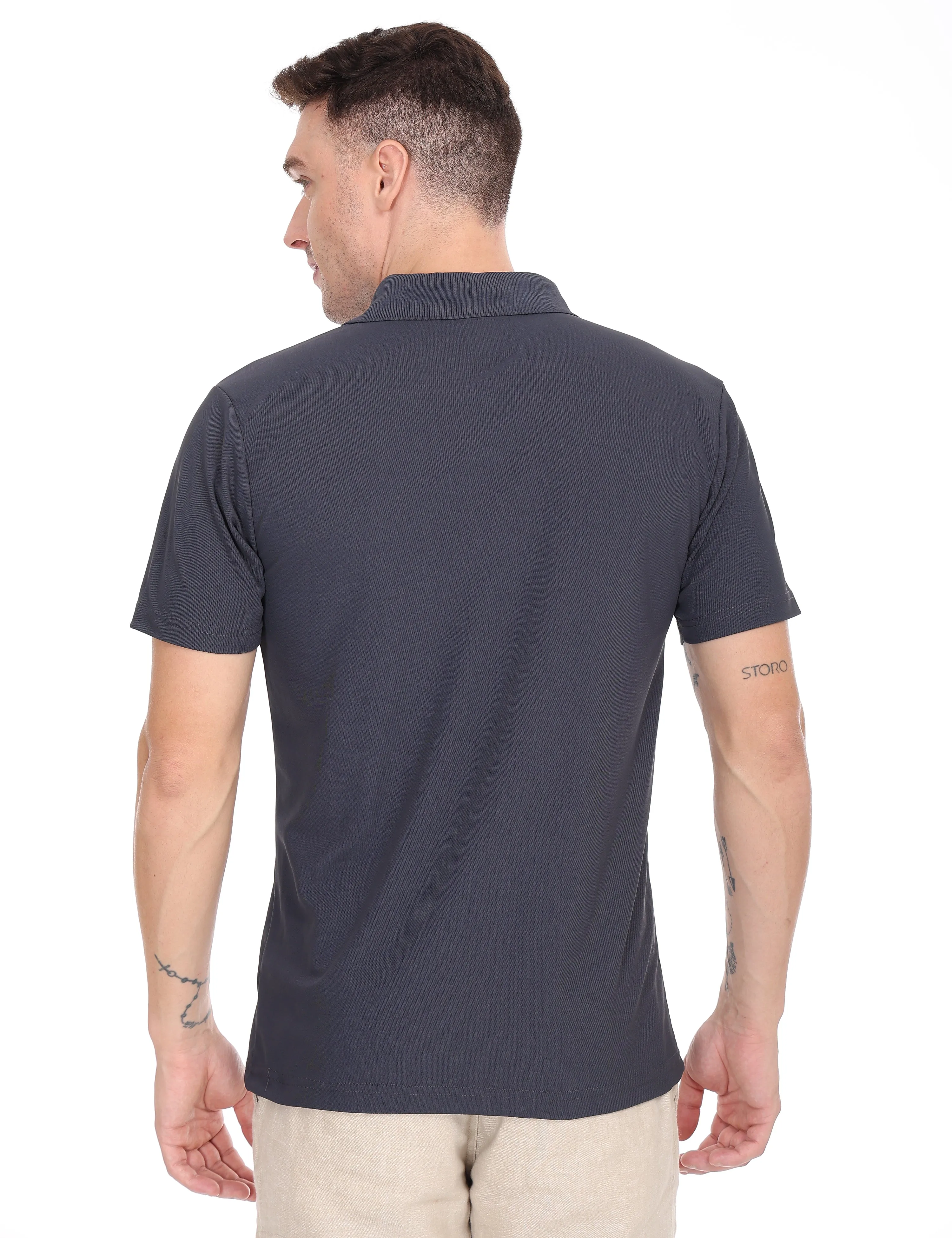 Zest Grey Color T Shirt - 53010